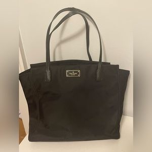 Kate spade ♠️! Iconic Black Nylon Carry It All Tote Bag